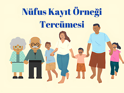 Nüfus Kayıt Örneği çevirisi